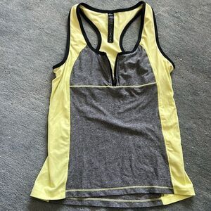 RBX Active Tank Neon / Gray Tank - Racerback - Excellent Condition - Size Small